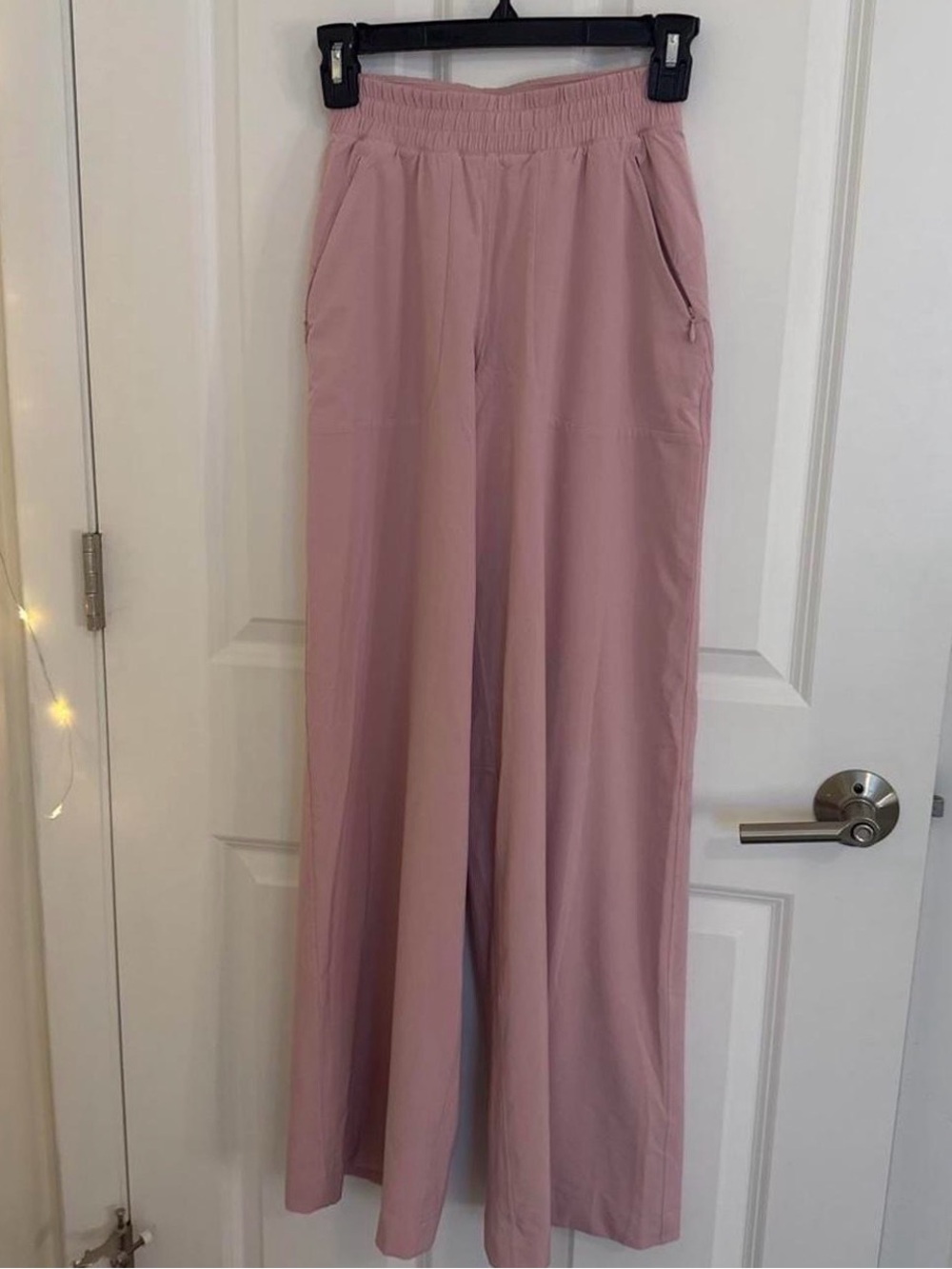 lululemon athletica Wide-Leg Smocked Waist Pants - Dusty Rose